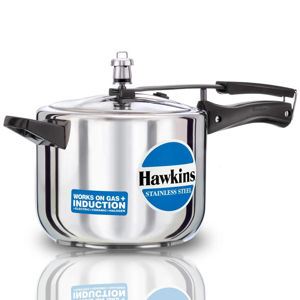 HAWKINS STAINLESS STEEL PRESSURE COOKER 3 LITRES TALL INDUCTION COOKER HSS3T