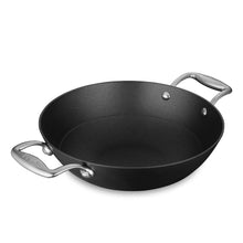 Load image into Gallery viewer, Stahl Blacksmith Hybrid Enamelled Cast Iron Kadhai, Rust Proof Kadai for Cooking, Light Weight Cast Iron, Induction &amp; Gas Stove Compatible, 2.4 L, 26 cm
