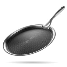 Load image into Gallery viewer, Stahl Artisan Hybrid Triply Dosa Tawa, Dosa Tawa with Induction Base, Non Stick Pan, Stainless Steel Scratch Resistant Dosa Tava, 28 cm
