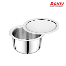 Load image into Gallery viewer, DONIV Titanium Triply Stainless Steel Tope with Cover, Induction Friendly - KOCHEN ESSENTIAL
