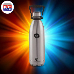 Cello Swift Stainless Steel Double Walled Flask, Hot and Cold, 1500ml, 1pc, Silver
