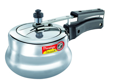 PRESTIGE NAKSHATRA PLUS INDUCTION BASE ALUMINIUM PRESSURE HANDI, 2 LITRES - KOCHEN ESSENTIAL