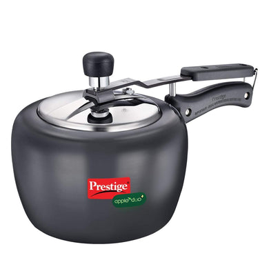 PRESTIGE APPLE DUO PLUS HARD ANODISED 2 LITRE PRESSURE COOKER - KOCHEN ESSENTIAL